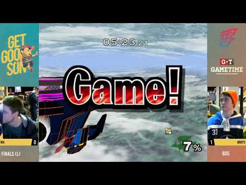 GGS10 - Nix (Marth/Fox) vs Briefs (Fox) - Finals (L)