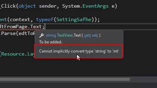 convert string to int in c#