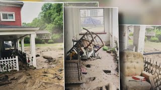 Repeated flooding forces family to abandon first floor of home