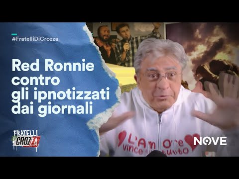 Crozza Red Ronnie "Quanti Ipnotizzati dai Giornali che ci sono..."