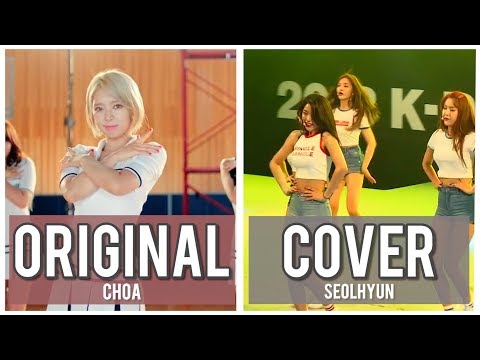 AOA Cover Missing Member Part Compilation【Heart Attack】