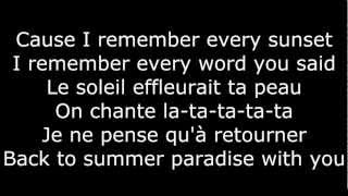 Simple Plan - Summer Paradise | ft. Sean Paul (Version Française) | LYRICS/PAROLES