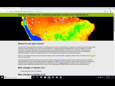 How to decide which settings to use when running Maxent, as well as how to make a bias file