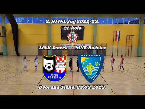 2. HMNL Jug 2022/23. - MNK Jezera - MNK Bačvice  10:1