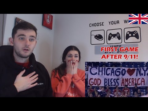 British Couple React to the First Game after 9/11 (EMOTIONAL)