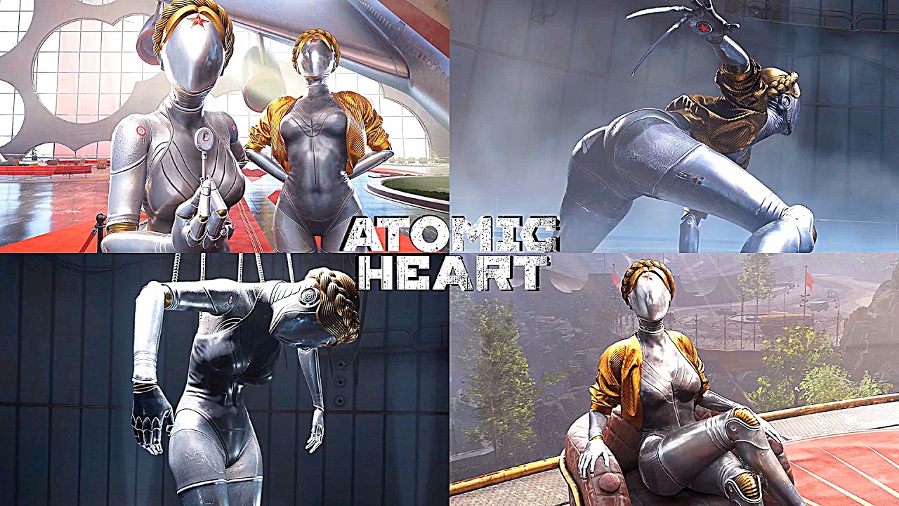 ALL Twin Robot Moments - ATOMIC HEART Main Game + ALL DLC Compilation