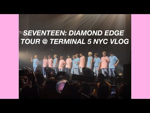 SEVENTEEN: DIAMOND EDGE TOUR @ TERMINAL 5 in NYC (Vlog)