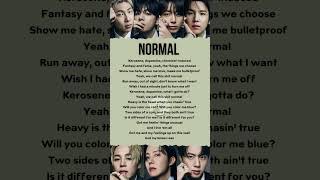 Download lagu Normal - BTS Song Lyrics #bts #normal #lyrics #arirang #song #shorts mp3 Download lagu Normal - BTS Song Lyrics #bts #normal #lyrics #arirang #song #shorts mp3