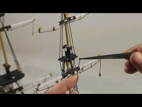 94- Elaboración de estays y aparejo del bauprés 1. HMS Terror - Modelismo Naval