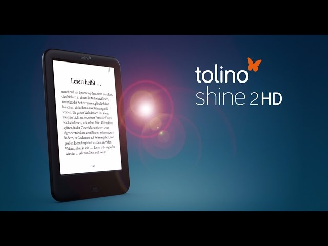 Vidéo teaser pour tolino shine 2 HD eBook Reader: Handlicher, schneller und super scharf