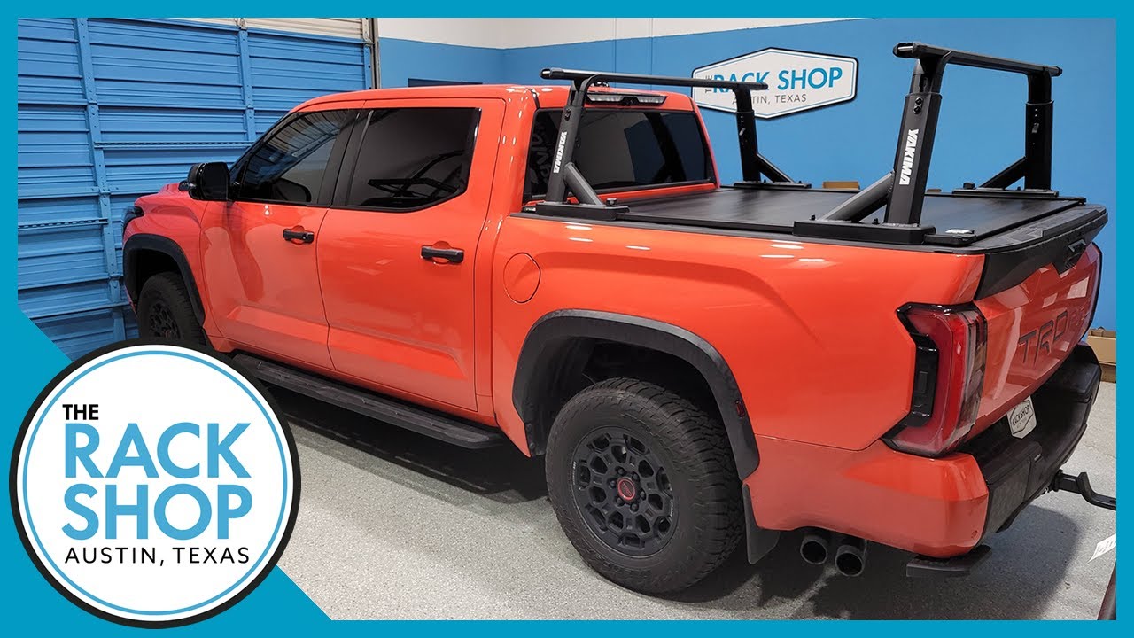 2022-2025 Toyota Tundra TRD PRO Yakima OverHaul HD Bed Rack RetraxPRO XR Bed Cover | The Rack Shop