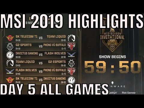 MSI 2019 Highlights ALL GAMES Day 5 Group Stage - Mid Season Invitational 2019