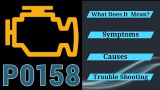 Meaning of OBD p0158