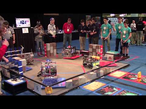 FTC Relic Recovery: Finishing with 40 secs left in Detroit World Championship Edison SF1-1