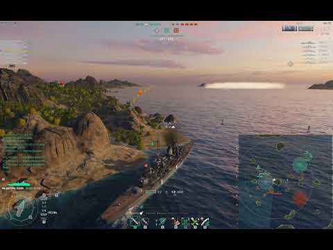 World of warships - Clan Wars - O-S-W (alpha) vs BOTS (bravo)