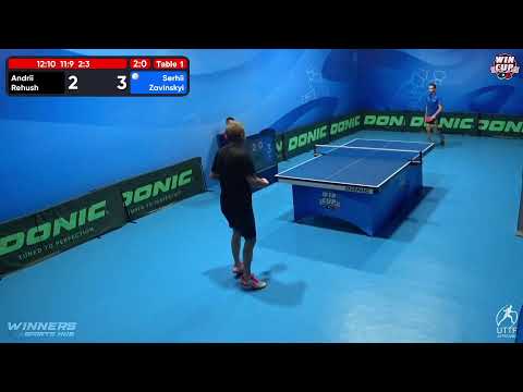 21:30 Andrii Rehush 3-0 Serhii Zavinskyi West 5 WIN CUP 12.10.2022 | TABLE TENNIS WINCUP