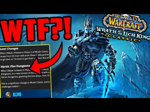HUGE NEWS for WOTLK Classic - Heroic "PLUS" Dungeons & Improved Loot