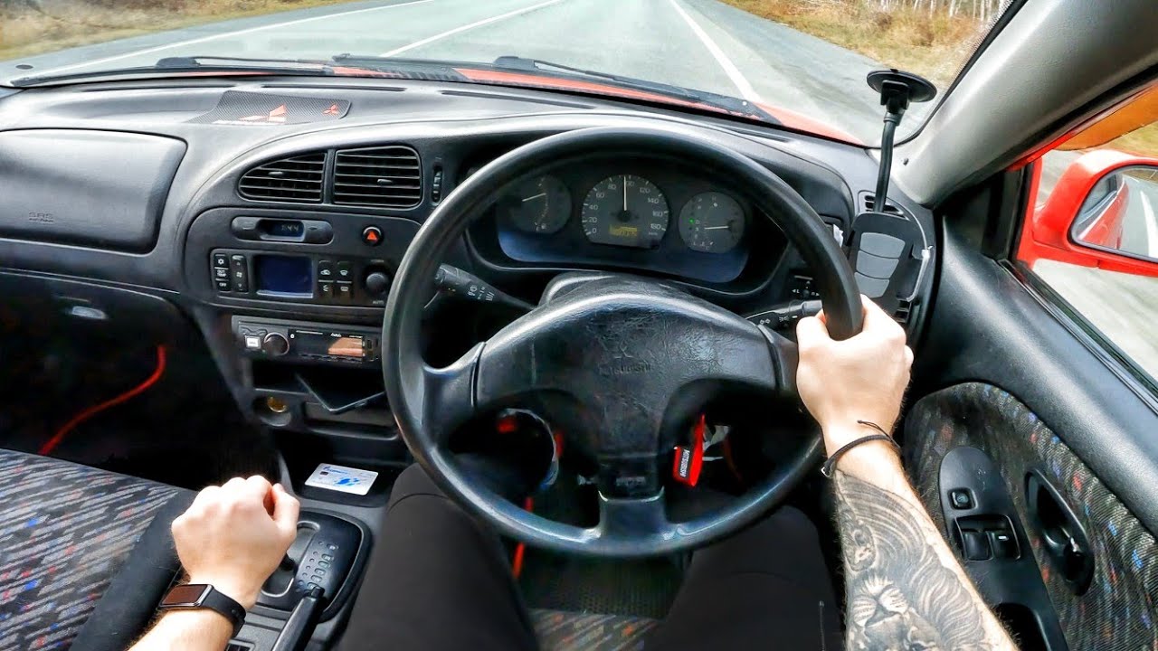 1997 Mitsubishi Mirage 1.3 AT - POV TEST DRIVE