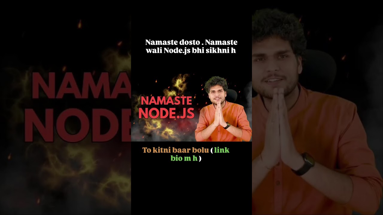 Namaste Node.js by Akshay Saini – Free in Hindi