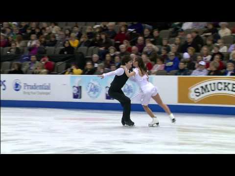 2013 US Champs Championship Short Dance   7   Taylor Tran and Sam Kaplun