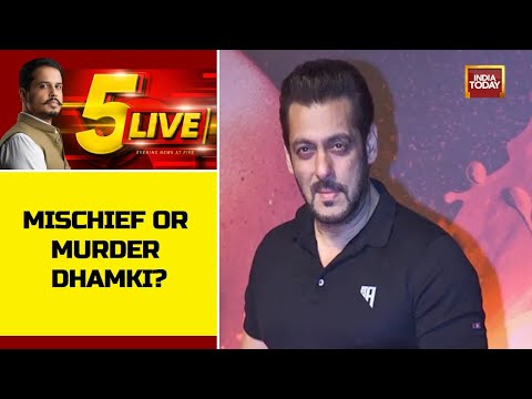 5 Live With Shiv Aroor: Death Threat To Salman Khan |'Chaddi' War Explodes In Karnataka