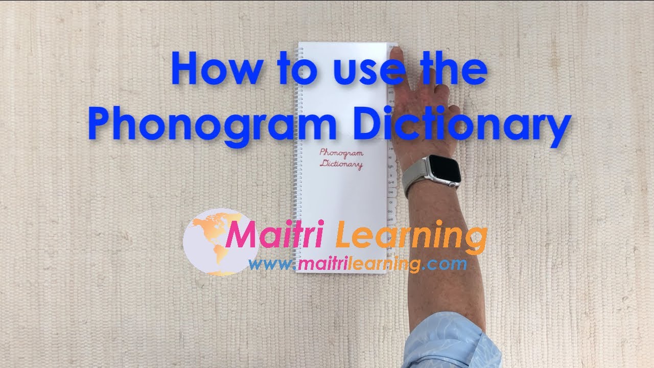 Phonogram Spelling Dictionary #montessori #earlylearning #spelling #phonics #scienceofreading