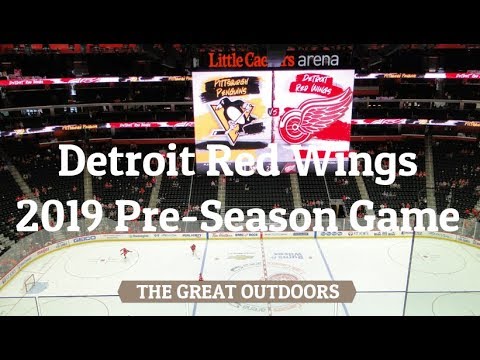 Detroit Red Wings 2019 Pre-Season Game scenes