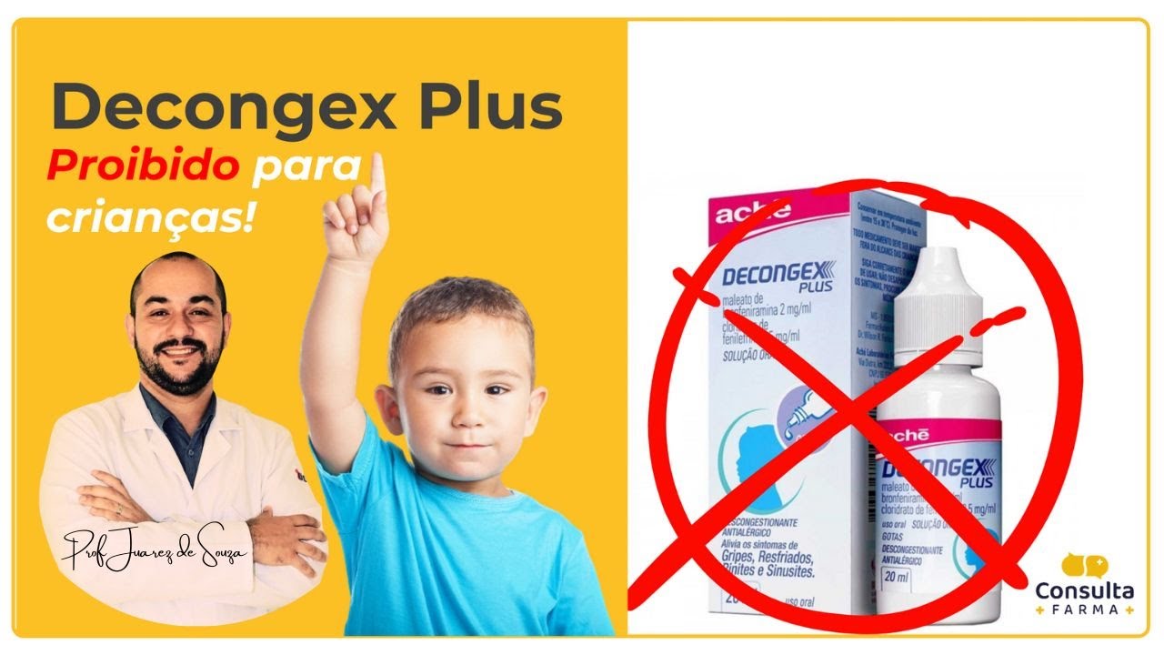 Proibido para crianças | Decongex plus