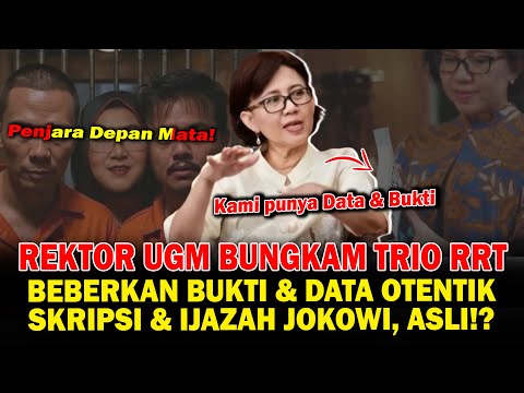 UGM Bungkam Roy Suryo, Rismon, Tifa! Beberkan Data & Bukti Ijazah Jokowi Asli