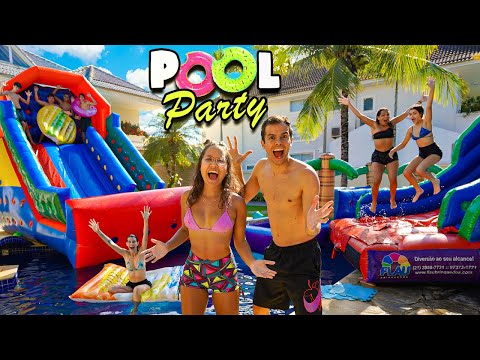 FIZEMOS UMA FESTA NA PISCINA COM OS ADOLESCENTES E ISSO ACONTECEU!