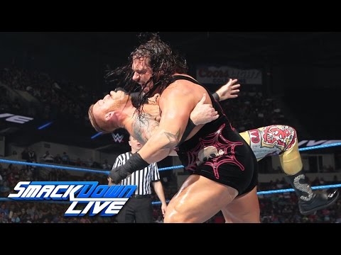 Rhyno vs. Heath Slater – falls Slater gewinnt, bekommt er einen Vertrag: SmackDown Live, 9. August