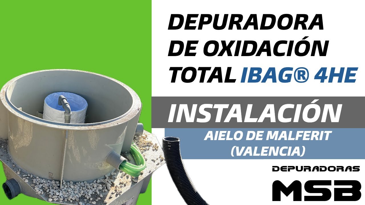 Instalación depuradora de oxidación total | iBag 4 HE | Aielo de malferit (Valencia)