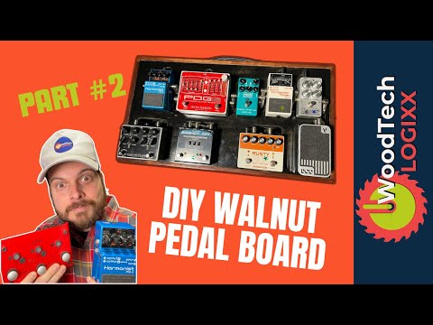 Custom Walnut Pedalboard - Part 2