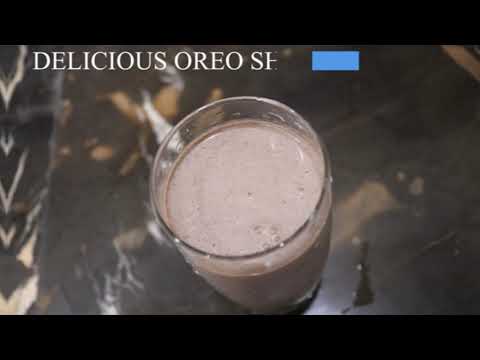 How to make OREO Chocolate Shake