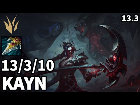 Kayn Jungle vs Ivern - KR Challenger | Patch 13.3