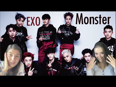 My best friend discovers EXO !!! First time reacting to Monster from EXO