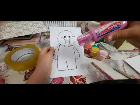 Тутор на утку из тиктока/бумажная утка?