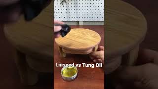 Top Woodworking Oils: Linseed vs Tung Oil #woodworking #wood #diy
