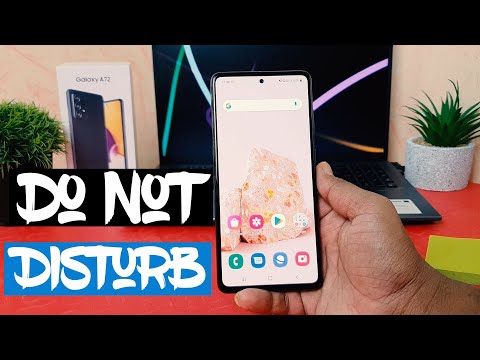 How to schedule Do Not Disturb on your Samsung Galaxy A72