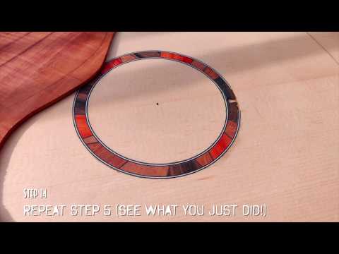 The Making of an All-Koa Guitar 6: The Wood Mosaic Rosette
