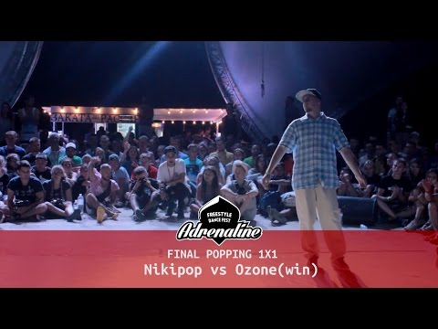Popping 1vs1 Final | Nikki Pop vs Ozone (win) @Adrenaline Fest World Final Z-Games