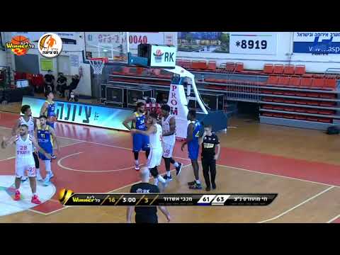 Cameron Oliver Points in Hapoel Ness-Ziona vs. Maccabi Ashdod