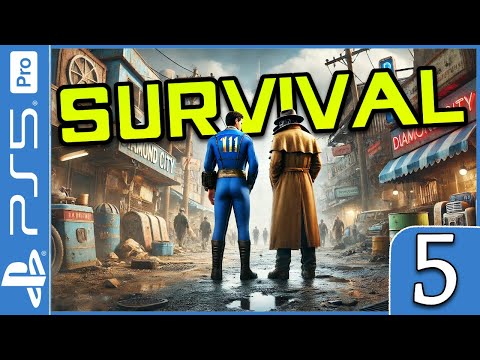 FALLOUT 4 (PS5 Pro) - Survival Mode PART 5: Unlikely Valentine Quest (4K 60FPS)