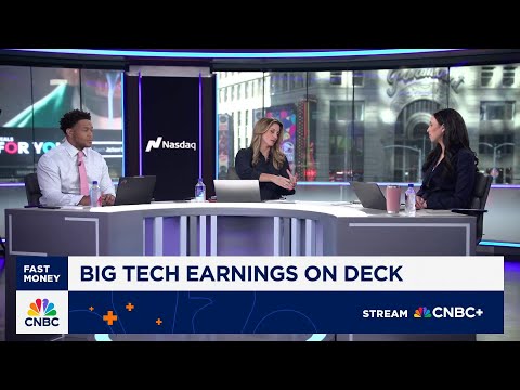 'Fast Money' traders look ahead to next week's big tech earnings