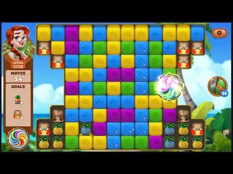Lost Island Blast Adventure Level 1729 - NO BOOSTERS 🏝️ | SKILLGAMING ✔️