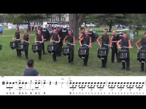 Phantom Regiment 2014 Drum Feature (w/ Sheet Music)(Not by Me)