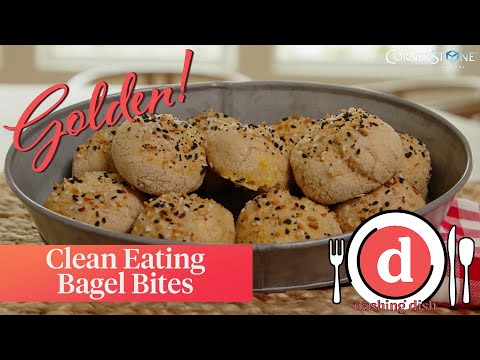 You won't stop eating these clean eating bagel bites! | Dashing Dish