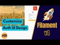Auth UI Enhancer Plugin Customize Login Register Pges FilamentPHP V4 Ep 39