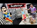 Hello Neighbor Steals Our Car SpongeBob Hot Wheels Toy Scavenger Hunt