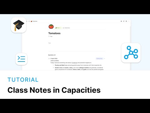 Class Notes in Capacities